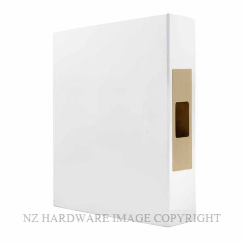 WINDSOR LUME 5610-MSB SLIDING DOOR EDGE PULL MATT SATIN BRASS