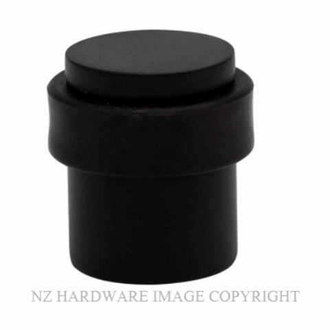 WINDSOR 5281 BLK 38MM FLOOR MOUNT DOOR STOP MATT BLACK