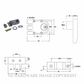LOCK & KEY S203 CYLINDER & TURN DEADLOCK SATIN CHROME