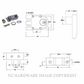 LOCK & KEY S205 DOUBLE CYLINDER DEADLOCK SATIN CHROME