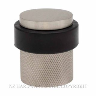 WINDSOR 5293 BN 38MM FLOOR DOOR STOP DIAMOND KNURL BRUSHED NICKEL
