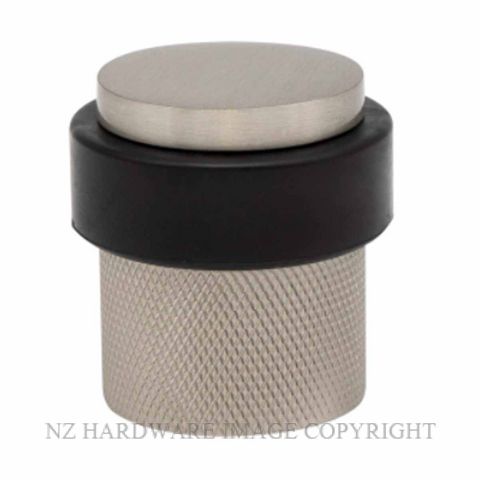 WINDSOR 5293 BN 38MM FLOOR DOOR STOP DIAMOND KNURL BRUSHED NICKEL