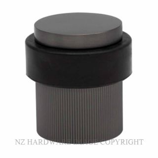 WINDSOR 5294 GN 38MM FLOOR DOOR STOP LINEAR KNURL GRAPHITE NICKEL