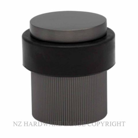 WINDSOR 5294 GN 38MM FLOOR DOOR STOP LINEAR KNURL GRAPHITE NICKEL
