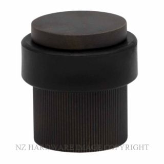 WINDSOR 5294 DRB 38MM FLOOR DOOR STOP LINEAR KNURL DARK ROMAN BRASS