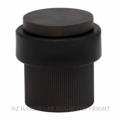 WINDSOR 5294 DRB 38MM FLOOR DOOR STOP LINEAR KNURL DARK ROMAN BRASS