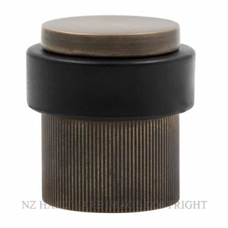 WINDSOR 5294 OR 38MM FLOOR DOOR STOP LINEAR KNURL OIL RUBBED BRONZE