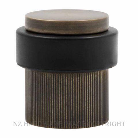 WINDSOR 5294 OR 38MM FLOOR DOOR STOP LINEAR KNURL OIL RUBBED BRONZE