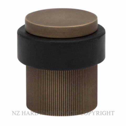 WINDSOR 5294 RB 38MM FLOOR DOOR STOP LINEAR KNURL ROMAN BRASS