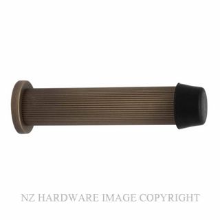 WINDSOR 5292-RB WALL DOOR STOP 85MM LINEAR KNURL ROMAN BRASS