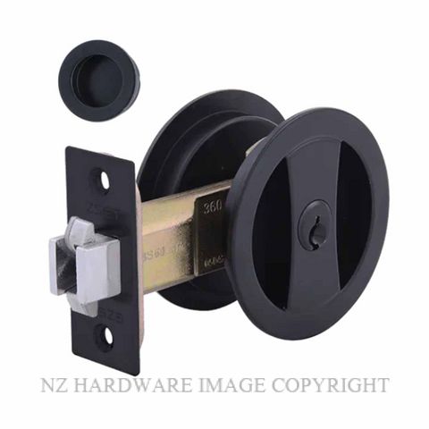 MILES NELSON 600RND ROUND SLIDING DOOR LOCKSET
