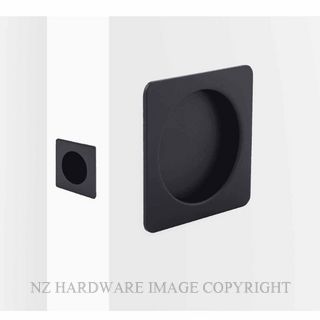 MILES NELSON 601SQBLK CAVITY SLIDER PASSAGE KIT SQUARE BLACK