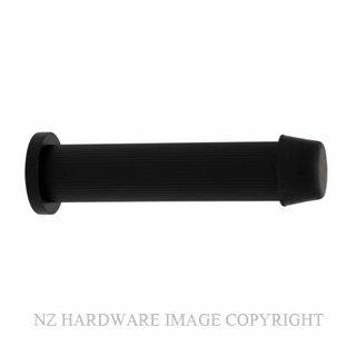 WINDSOR 5292-BLK WALL DOOR STOP 85MM LINEAR KNURL MATT BLACK
