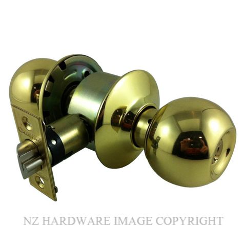 CARBINE AINTREE 9000 SERIES KNOBSETS POLISHED BRASS