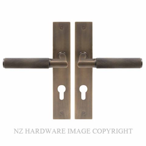 WINDSOR 8413 E85 OR NIDO LUMINA DIAMOND KNURL LEVER ON E85 PLATE SET OIL RUBBED BRONZE