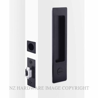 MILES NELSON 602RECBLK CAVITY SLIDER PRIVACY KIT RECTANGLE BLACK