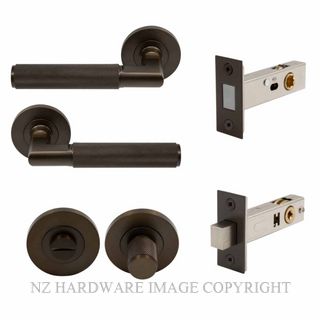 WINDSOR 8415M-CCB NIDO LUMINA DIAMOND KNURL ROUND ROSE PRIVACY MAGNETIC COCOA BRONZE
