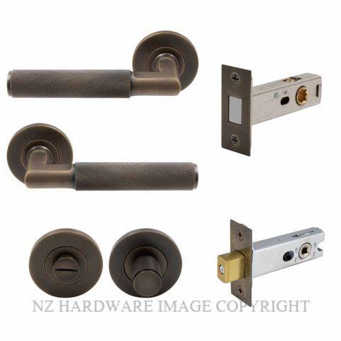 WINDSOR 8415M-OR NIDO LUMINA DIAMOND KNURL ROUND ROSE PRIVACY MAGNETIC OIL RUBBED BRONZE