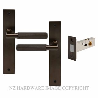 WINDSOR 8417M-CCB NIDO LUMINA DIAMOND KNURL LONG PLATE LATCH MAGNETIC COCOA BRONZE