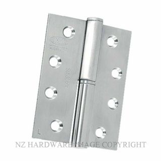 LOCKWOOD LW10075LLSSS LIFT OFF HINGE LEFT HAND 100X75X2.5MM SATIN STAINLESS