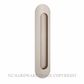 IVER 24165 OVAL FLUSH PULLS SATIN NICKEL