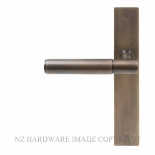 WINDSOR 8423RD OR NIDO VERGE PLAIN RH DUMMY LEVER ON PLATE OIL RUBBED BRONZE