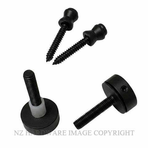 JAECO FIXKITMB PULL HANDLE SINGLE FIX KIT SATIN MATT BLACK