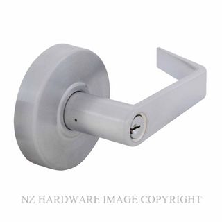 MILES NELSON GT57LLSCP PANIC EXIT DEVICE KEY LOCKING LEVER SATIN CHROME