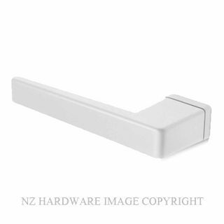 MILES NELSON OBLIQ LEVER ON ROSE HANDLES WHITE