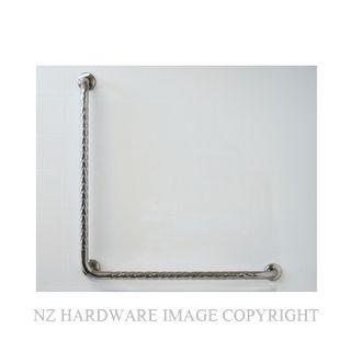 SUPERQUIP SAFETY RAIL EMBOSSED 600X600X32MM 90DEG STAINLESS STEEL