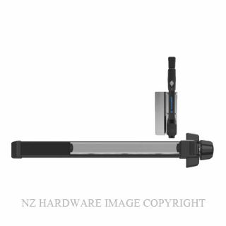 DD TECH ML3PB36RTPLA MAGNALATCH PANIC BOLT & TOP PULL LATCH BLACK