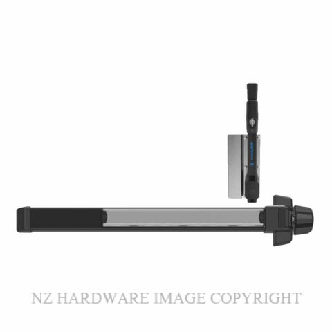 DD TECH ML3PB36RTPLA MAGNALATCH PANIC BOLT & TOP PULL LATCH BLACK