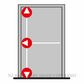 DORMAKABA PHB306 PANIC BOLT SILVER
