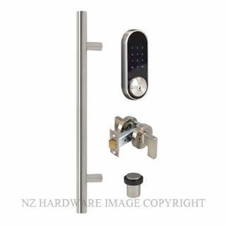 WINDSOR 1399-BN BLUETOOTH ELEC D.BOLT ROUND PULL HDL LOCK KIT - OVAL BRUSHED NICKEL