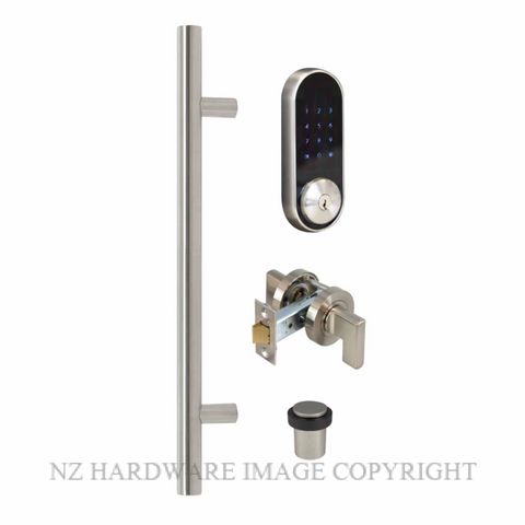 WINDSOR 1399-BN BLUETOOTH ELEC D.BOLT ROUND PULL HDL LOCK KIT - OVAL BRUSHED NICKEL
