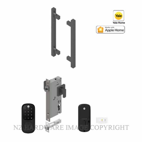 YALE YRD226MBE145X225SPEC ASSURE KEYED DEADBOLT ENTRANCE SET APEX 145X225 POWDERCOAT SPECIAL