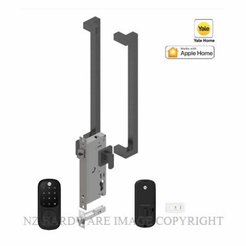YALE YRD226MBE146X450SPEC ASSURE KEYED DEADBOLT ENTRANCE SET APEX 146X450 POWDERCOAT SPECIAL