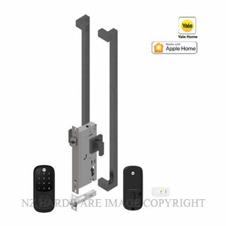 YALE YRD226MBE146X600SPEC ASSURE KEYED DEADBOLT ENTRANCE SET APEX 146X600 POWDERCOAT SPECIAL