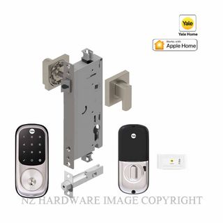 YALE YRD226NRSN/ENTR ASSURE KEYED DEADBOLT ENTRANCE SET APEX SATIN NICKEL