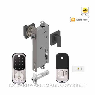 YALE YRD226NRSN/ENTRSPEC ASSURE KEYED DEADBOLT ENTRANCE SET APEX SATIN NICKEL