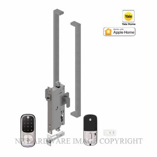 YALE YRD226SN/E/143600P ASSURE KEYED DEADBOLT ENTRANCE SET APEX 143X600 POWDERCOAT