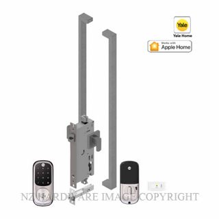 YALE YRD226SN/E/143X1000P ASSURE KEYED DEADBOLT ENTRANCE SET APEX 143X1000 POWDERCOAT