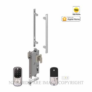 YALE YRD226SNE141X300 ASSURE KEYED DEADBOLT ENTRANCE SET APEX 141X300 SATIN NICKEL