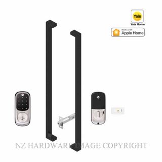YALE YRD226SN143X1000B ASSURE KEYED DEADBOLT ENTRANCE SET APEX 143X1000 MATT BLACK