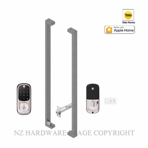 YALE YRD226SN143X1000P ASSURE KEYED DEADBOLT ENTRANCE SET APEX 143X1000 POWDERCOAT