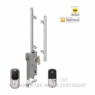 YALE YRD226SNE 142 PULL HANDLE LOCK KITS SATIN NICKEL