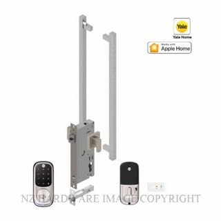 YALE YRD226SNE145X225 ASSURE KEYED DEADBOLT ENTRANCE SET APEX 145X225 SATIN NICKEL