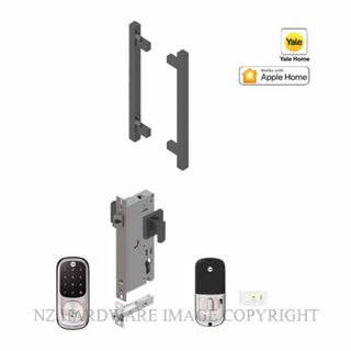 YALE YRD226SNE145X225SPEC ASSURE KEYED DEADBOLT ENTRANCE SET APEX 145X225 POWDERCOAT SPECIAL