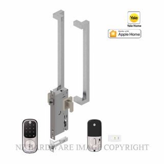 YALE YRD226SNE146X450 ASSURE KEYED DEADBOLT ENTRANCE SET APEX 146X450 SATIN NICKEL