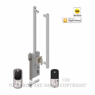 YALE YRD226SNE145X525 ASSURE KEYED DEADBOLT ENTRANCE SET APEX 145X525 SATIN NICKEL